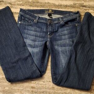 NYC Platinum Denim Jeans Size 10 Boot Cut